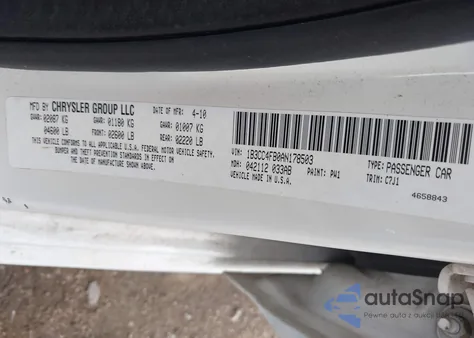 2010 Dodge Avenger Sxt from USA, damaged, VIN 1B3CC4FB0AN178503